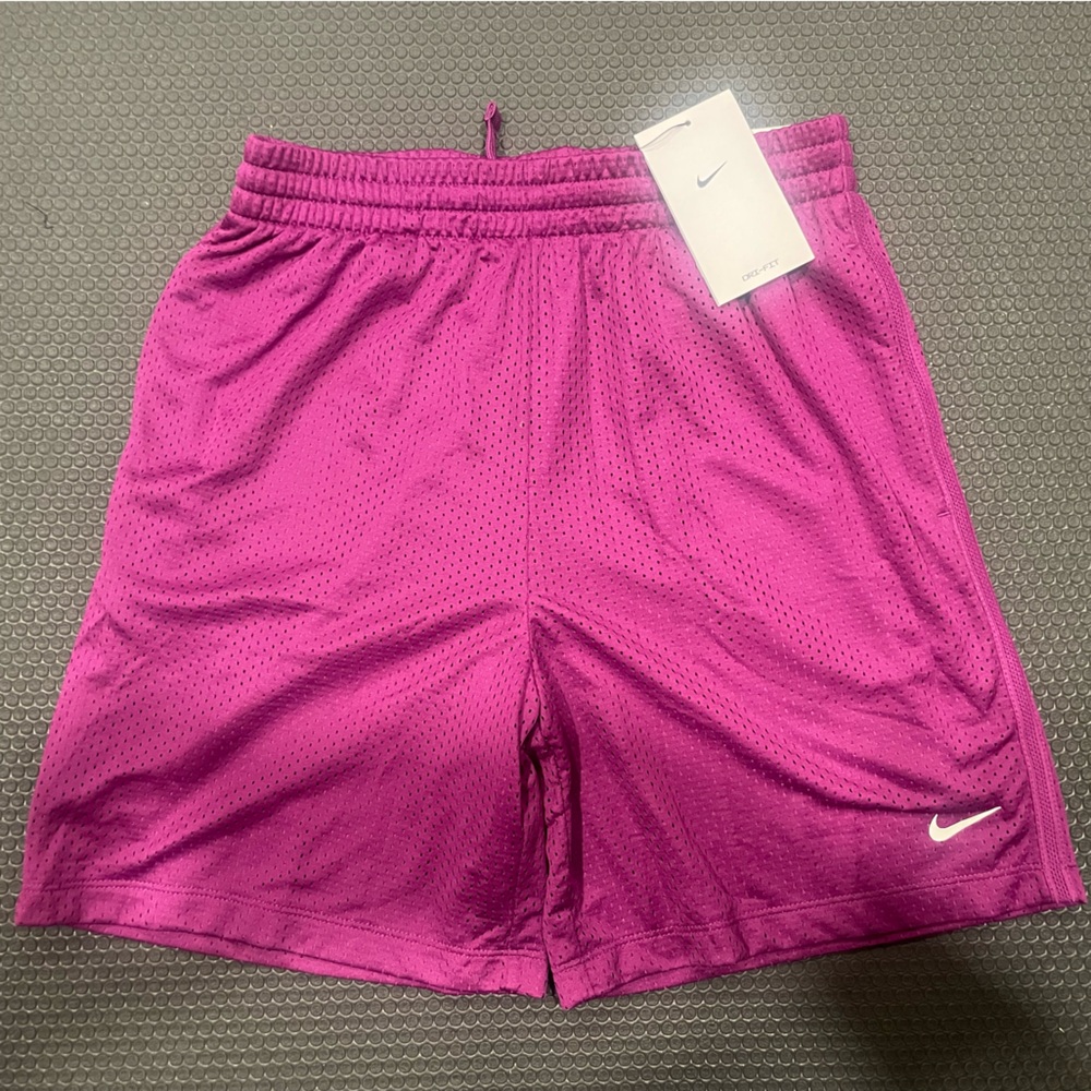 NWT! Nike Kids Magenta Mesh Sports Shorts